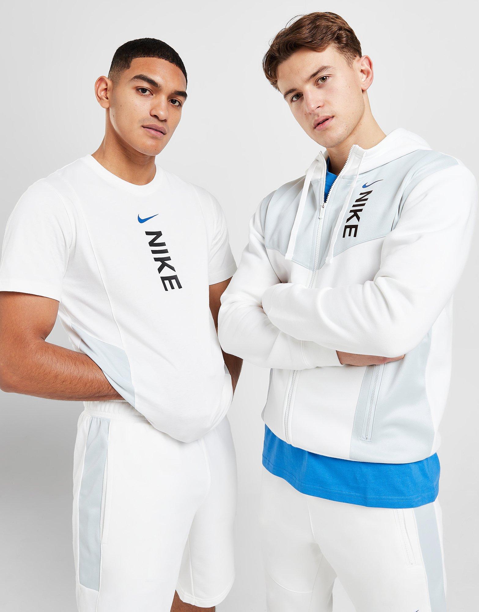 Bluză pentru bărbați NIKE BLUZĂ HYBRID FZ WHT SWEATSHIRT FB1431-100 Alb