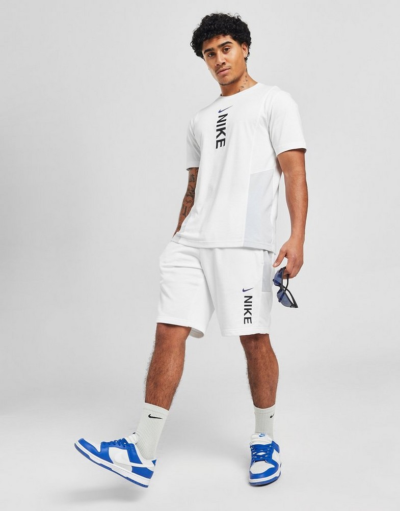 Pantaloni scurți pentru bărbați NIKE PANTALONI SCURȚI HYBRID SHORT WHT SHORTS FB1432-100 Alb