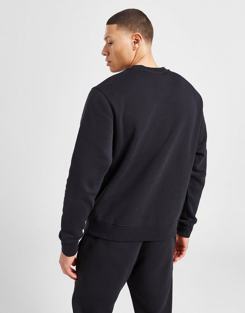 Bluza męska NIKE BLUZA FDTN CREW BLK/BLU SWEATSHIRT DQ8383-011 Czarny