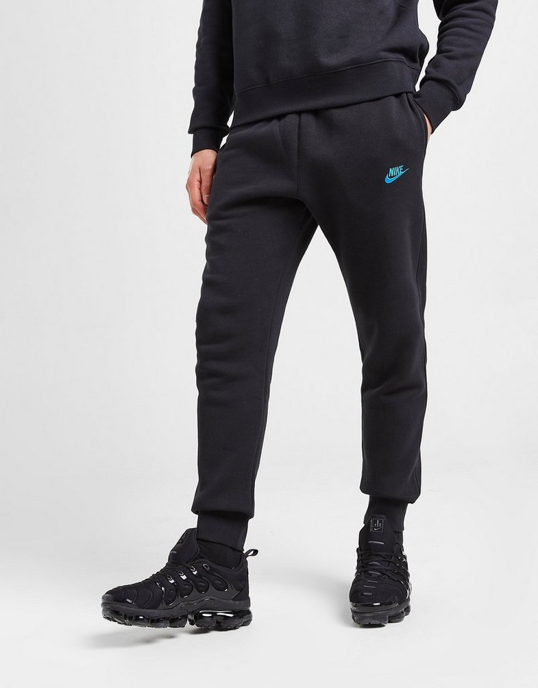 Pantaloni pentru bărbați NIKE PANTALONI  FDTN PANT BLK/BLU PANTS DQ8385-011 Negru