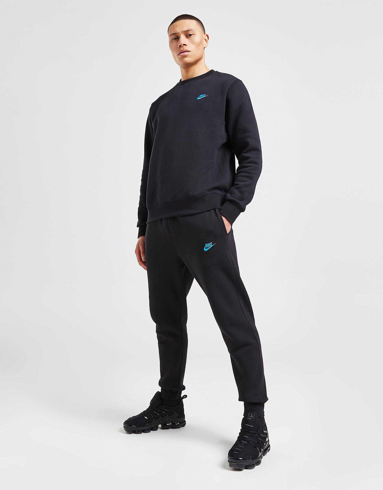 Vyriškos kelnės NIKE KELNĖS FDTN PANT BLK/BLU PANTS DQ8385-011 Juoda