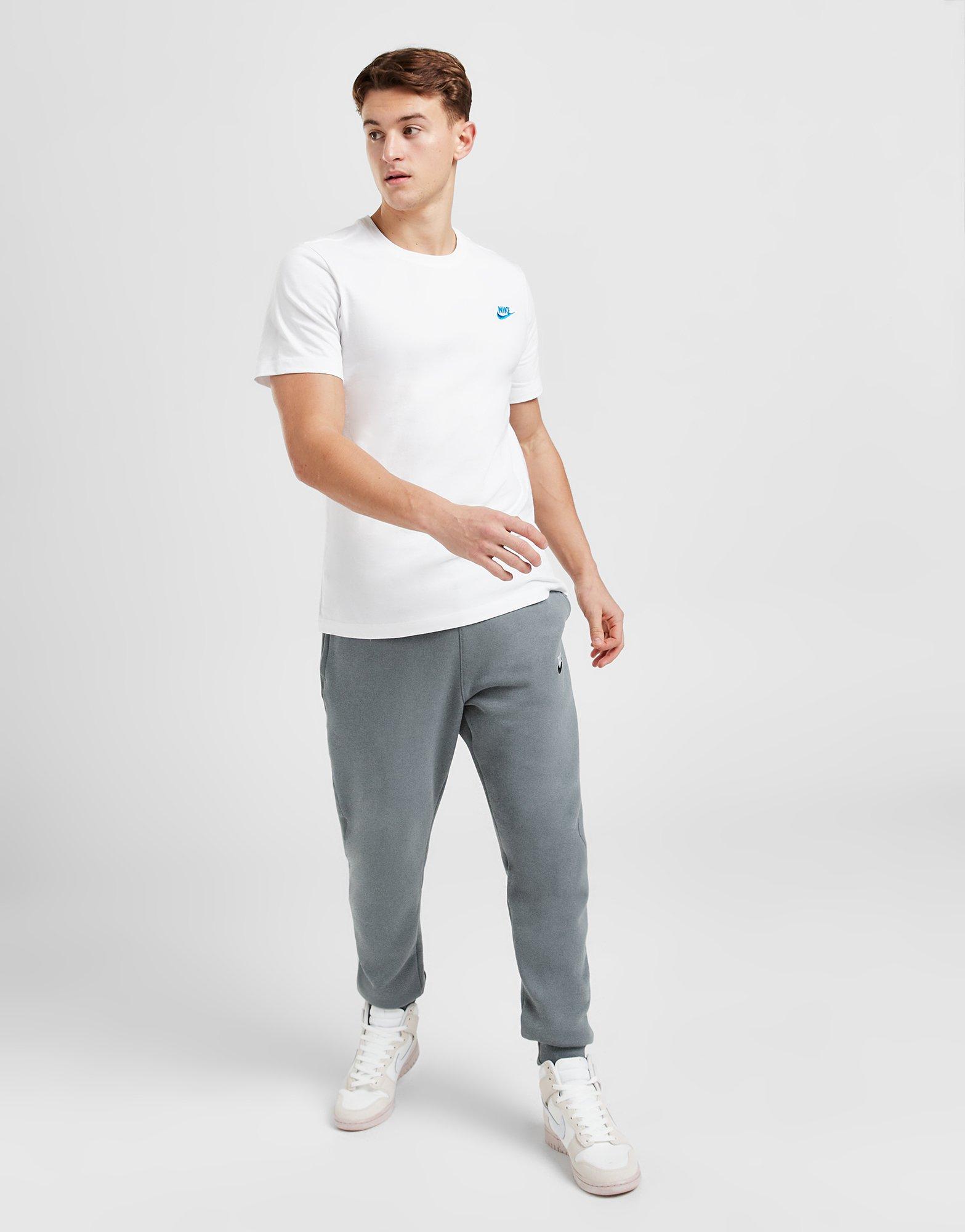 Vyriški marškiniai NIKE MARŠKINĖLIAI CORE TEE WHT/BLU TEE FD1184-100 Balta