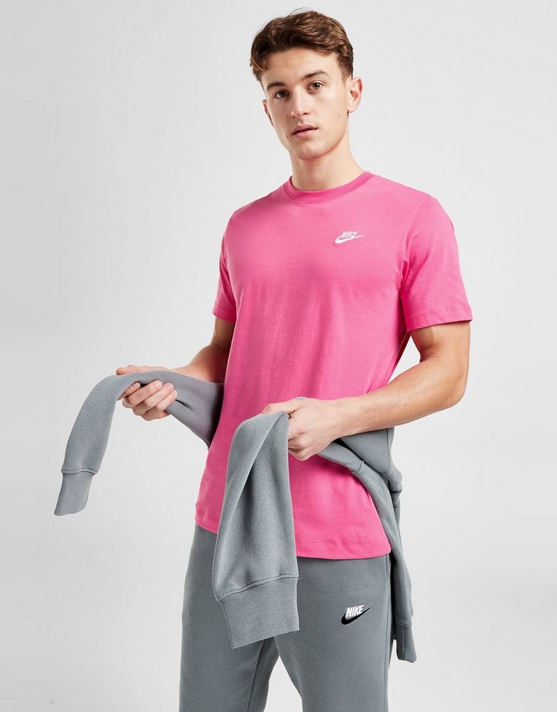 Koszulka, t-shirt męski NIKE T-SHIRT CORE TEE PINKSICLE TEE AR4997-685 Różowy