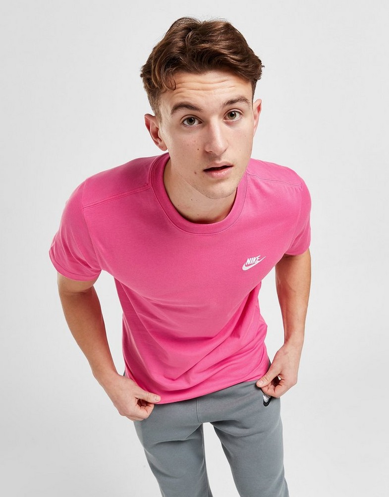 Koszulka, t-shirt męski NIKE T-SHIRT CORE TEE PINKSICLE TEE AR4997-685 Różowy