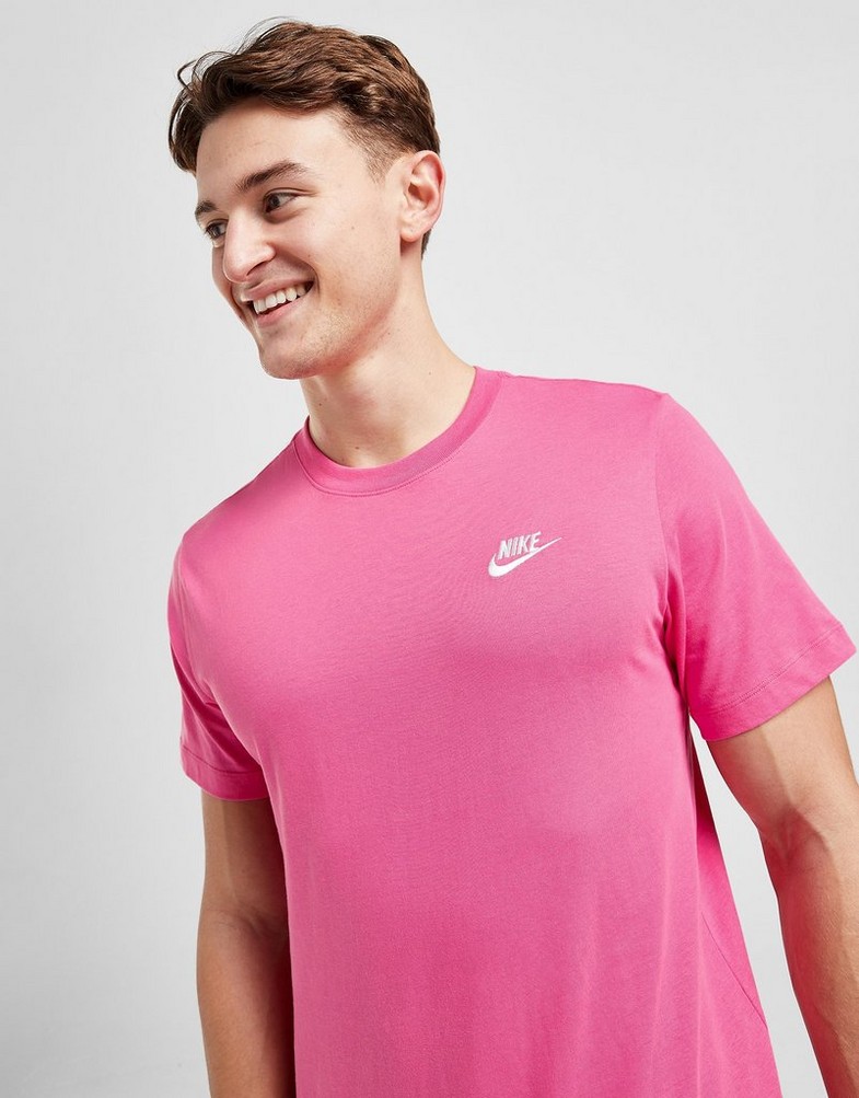 Koszulka, t-shirt męski NIKE T-SHIRT CORE TEE PINKSICLE TEE AR4997-685 Różowy