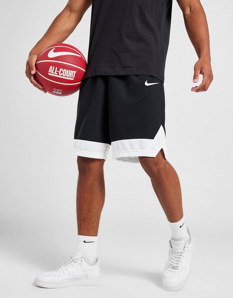 Krótkie spodenki, szorty męskie NIKE SZORTY BBALL DF SHT BLACK/WHITE SHORTS AJ3914-018 Czarny