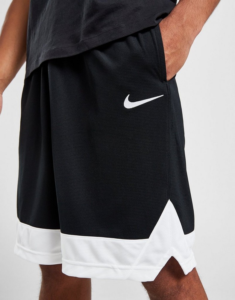 Krótkie spodenki, szorty męskie NIKE SZORTY BBALL DF SHT BLACK/WHITE SHORTS AJ3914-018 Czarny