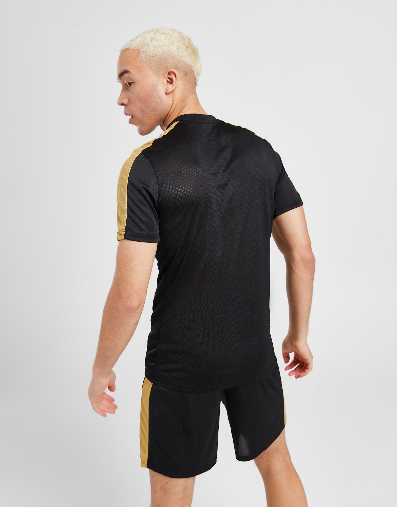 Vyriški marškiniai NIKE MARŠKINĖLIAI ACAD23 TEE BK/GD/RD TEE DV9750-013 Juoda