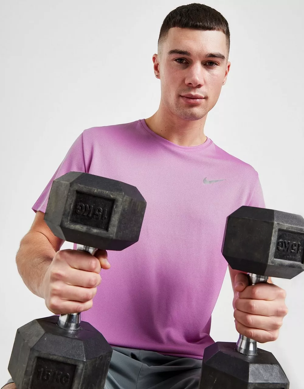 NIKE ФУТБОЛКА M NK DF UV MILER SS TEE, фото 1 з 5