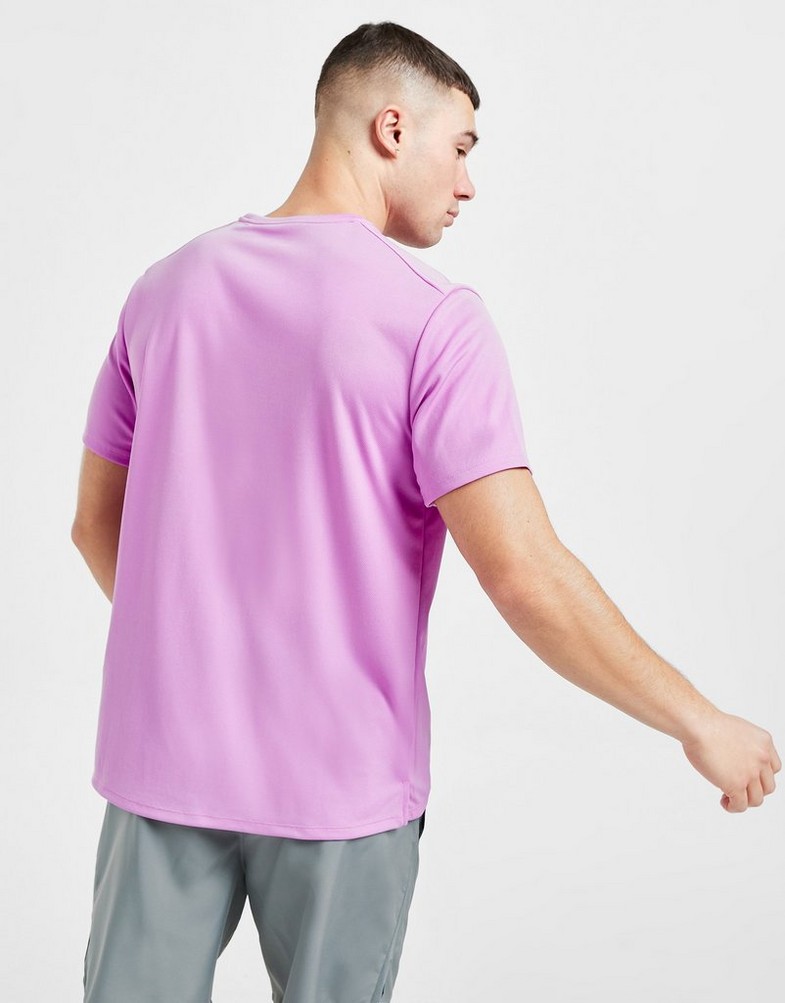 Мъжка тениска NIKE ТЕНИСКА M NK DF UV MILER SS TEE DV9315-532 Розов