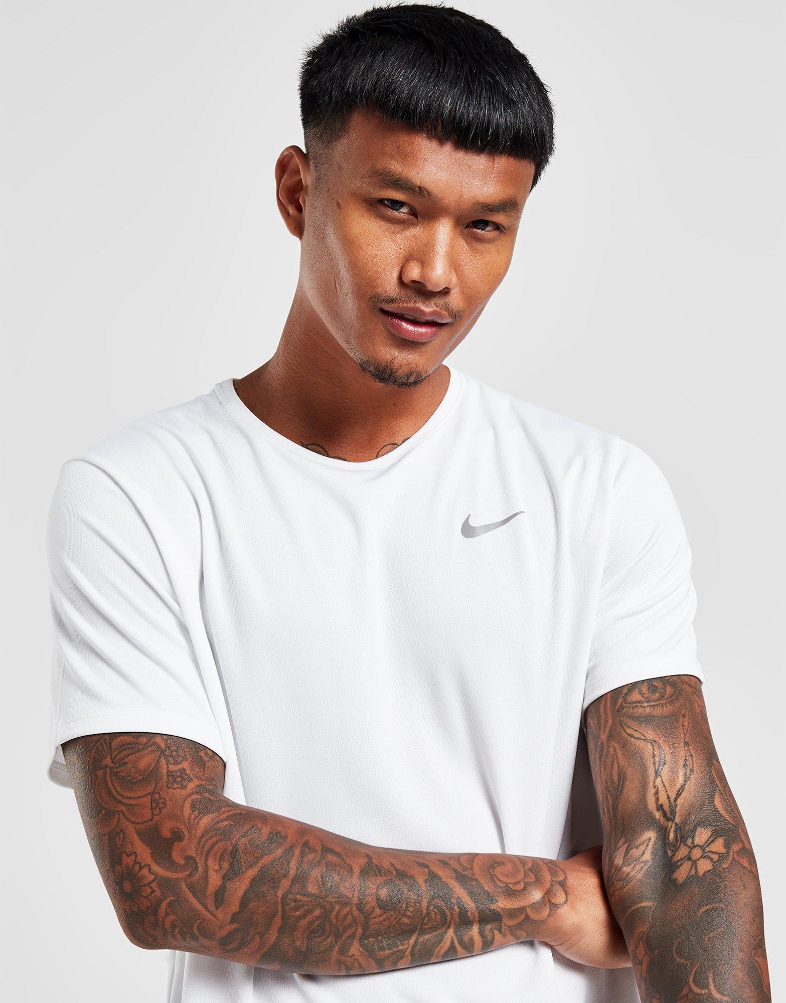 Férfi póló NIKE PÓLÓ M NK DF UV MILER SS DV9315-100 Fehér