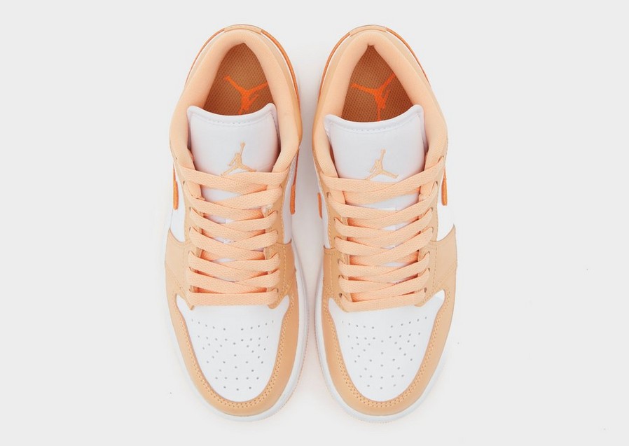 Buty sneakersy damskie AIR JORDAN 1 LOW DC0774-801 Pomarańczowy