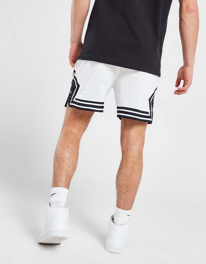 Krótkie spodenki, szorty męskie JORDAN SZORTY M J DF SPRT DMND SHORT DX1487-100 Biały