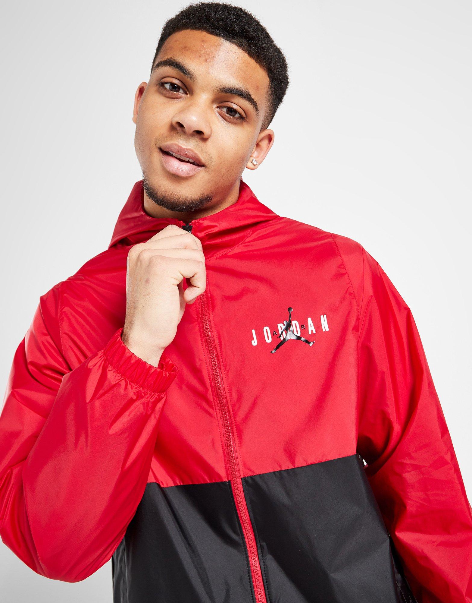 JORDAN KURTKA M J ESS HBR WOVEN JACKET DV7650-687 | kolor Czerwony