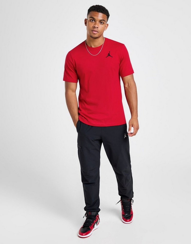 Чоловічі футболки JORDAN ФУТБОЛКА M J JUMPMAN EMB SS CREW DC7485-687 Червоний