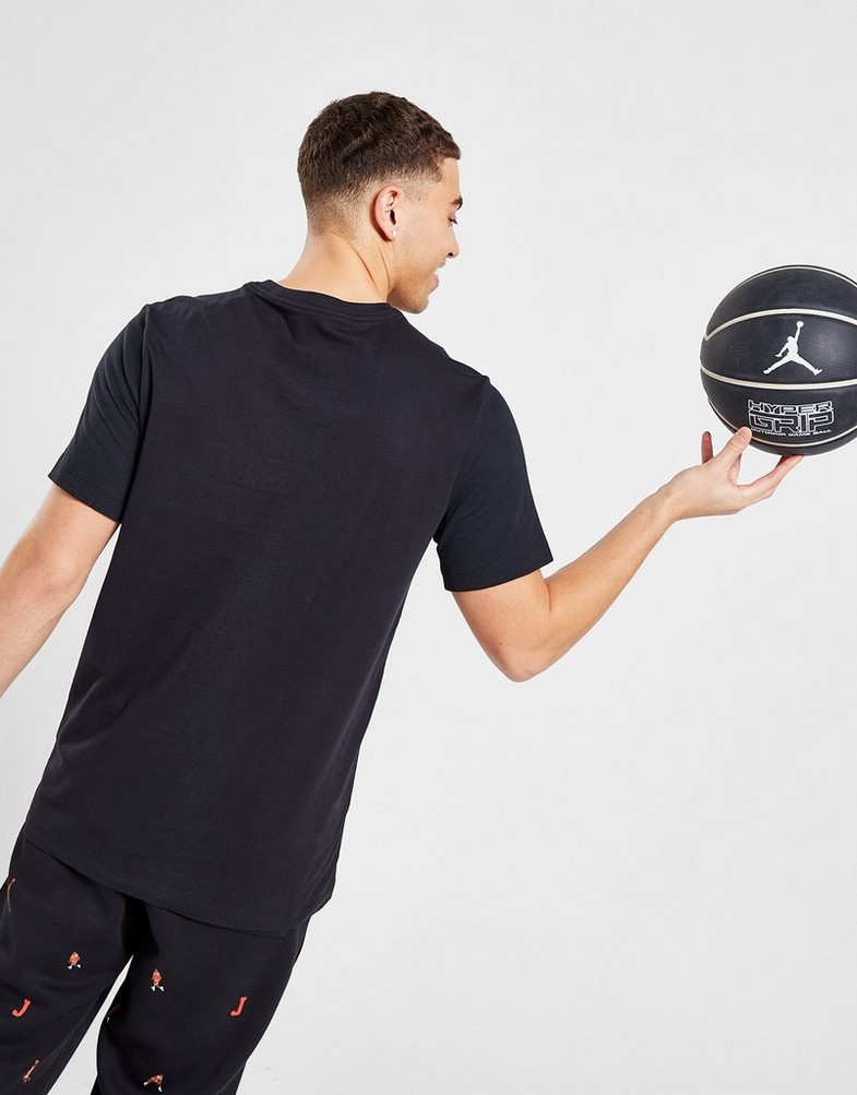 Tricou pentru bărbați JORDAN TRICOU M J JUMPMAN EMB SS CREW DC7485-010 Negru