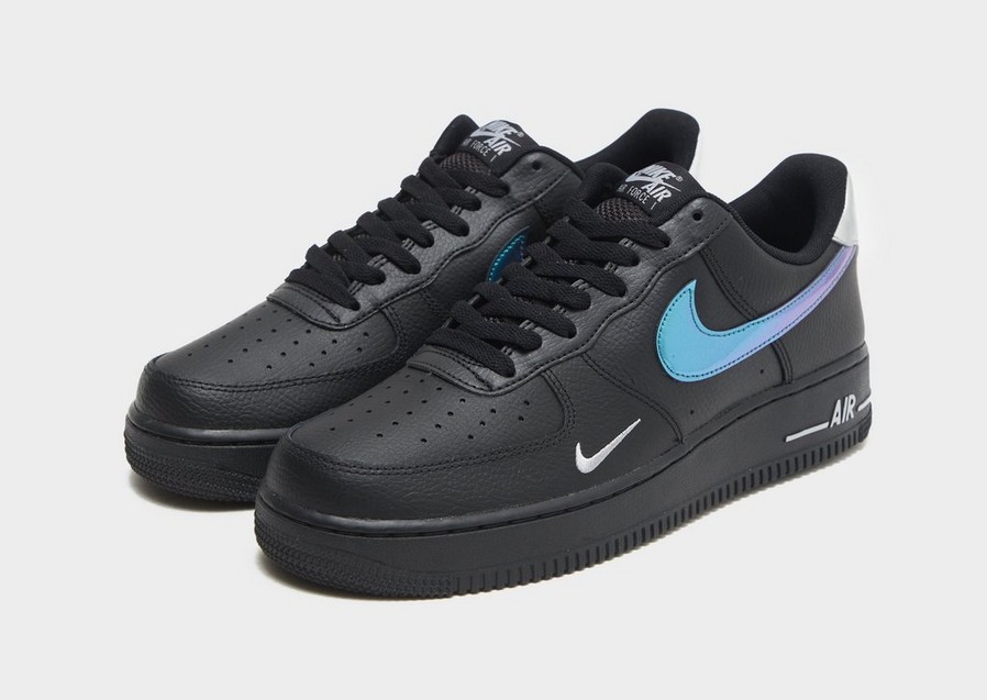 Buty sneakersy męskie NIKE AIR FORCE 1 '07  FD0654-001 Czarny