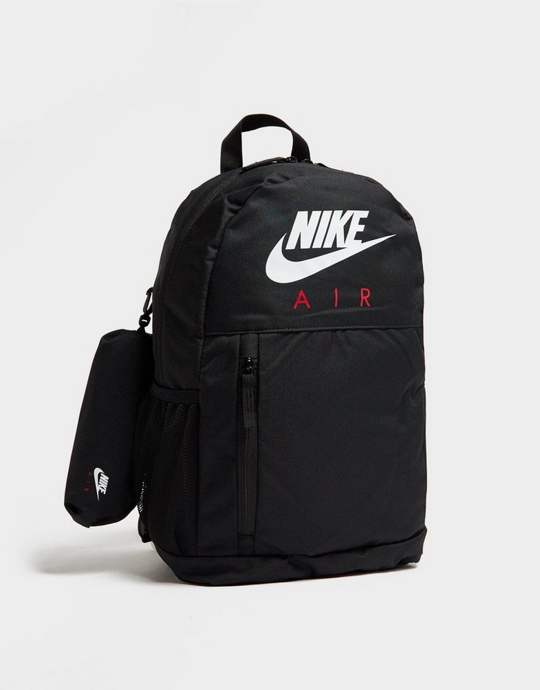 Vyriška kuprinė NIKE ELEMENTAL BLK/WHT/RED FD2918-010 Juoda