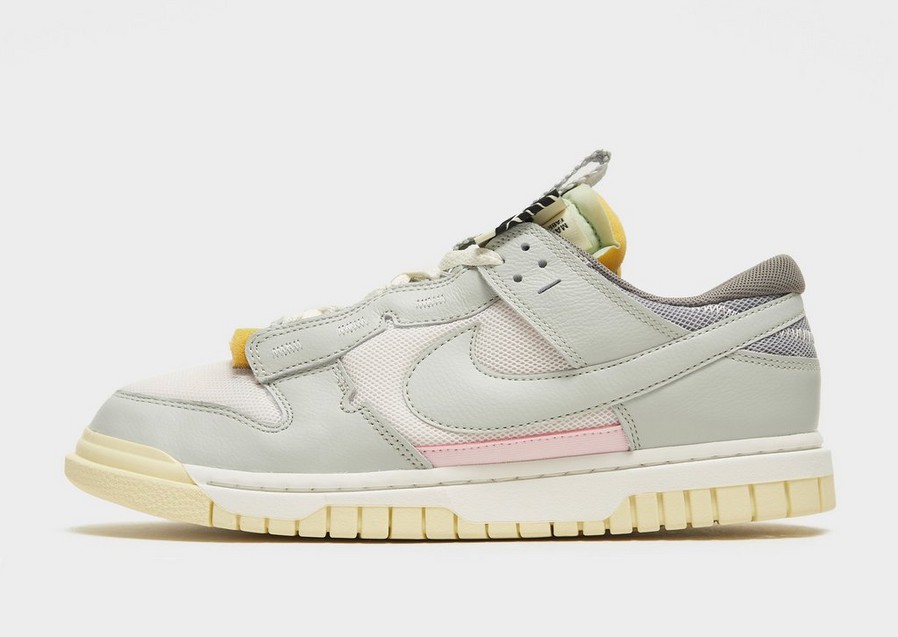 Buty sneakersy męskie NIKE DUNK LOW REMASTERED DV0821-100 Szary
