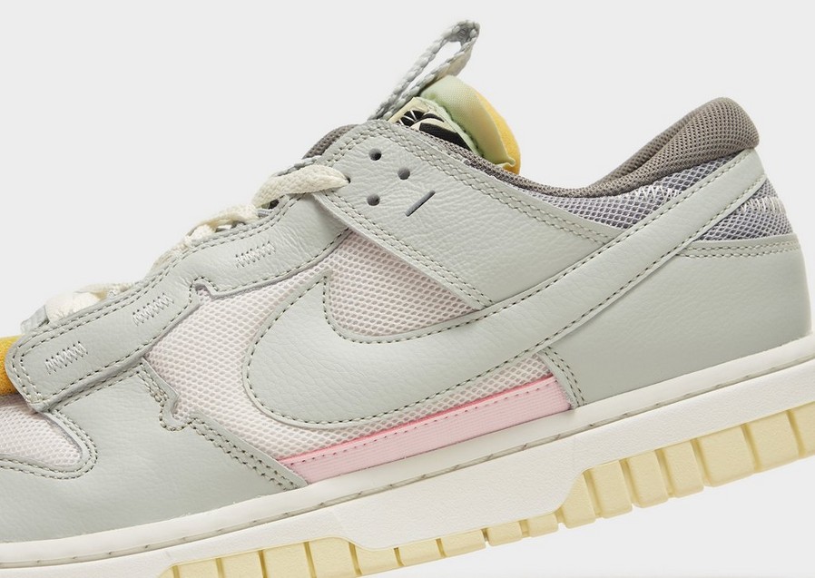 Buty sneakersy męskie NIKE DUNK LOW REMASTERED DV0821-100 Szary