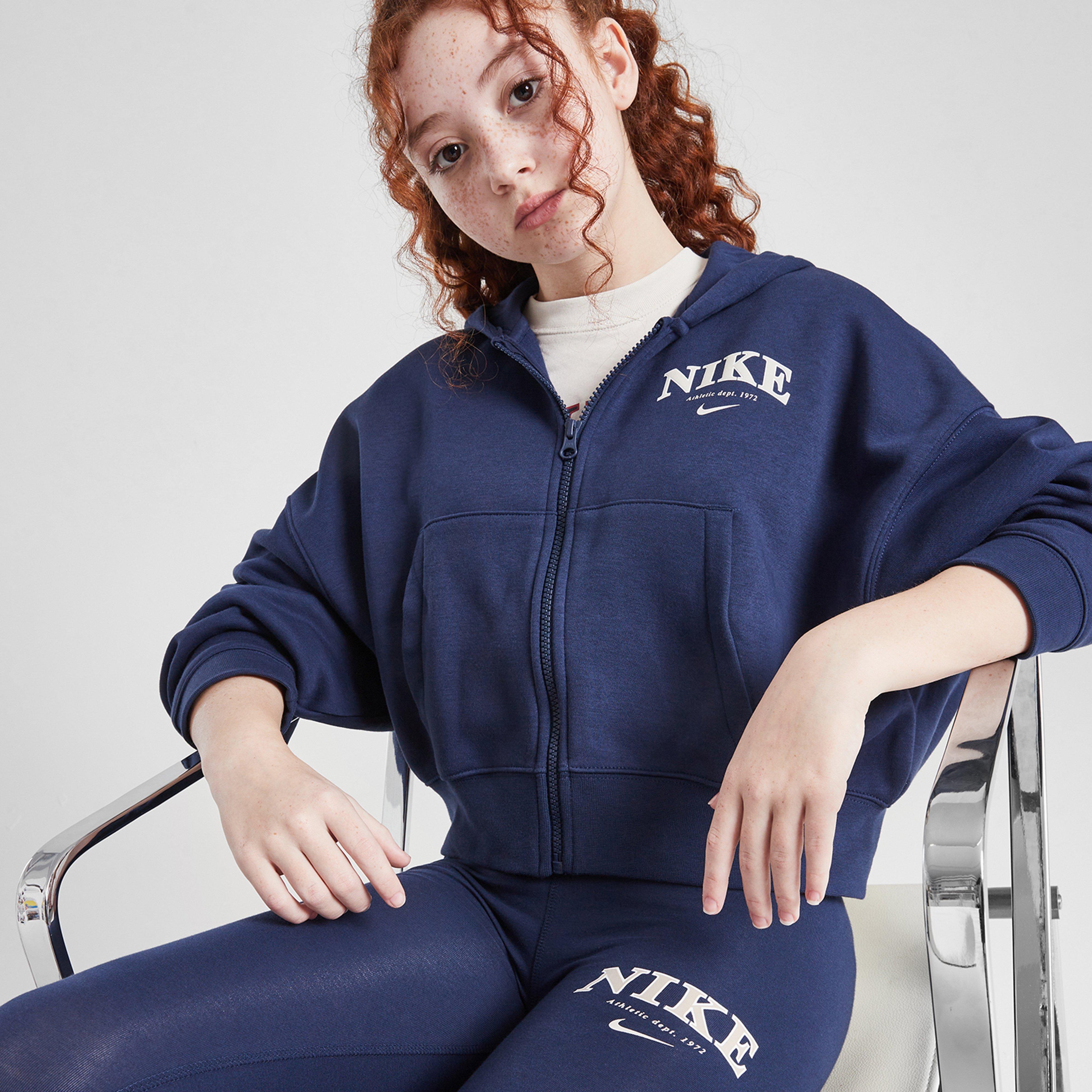 Детски панталон NIKE ПАНТАЛОНИ (G)TREND FAV HW LEG NY/CR PANTS