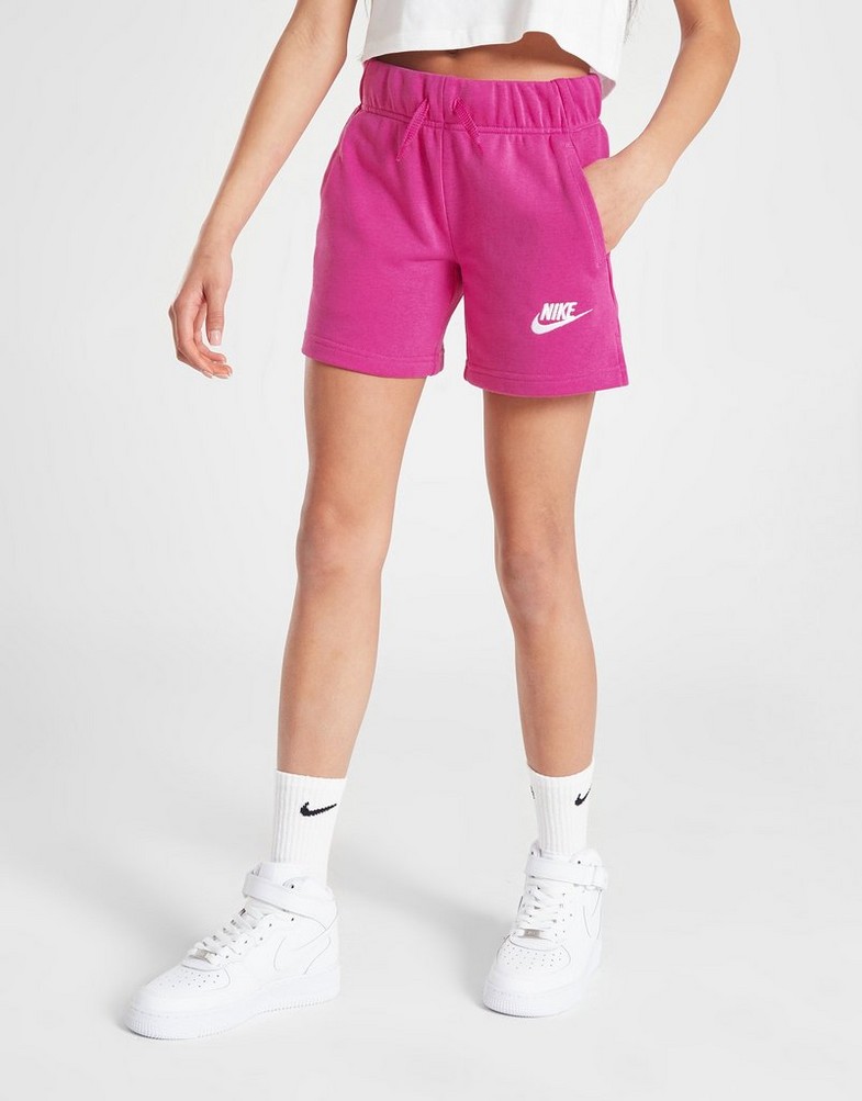 Gyerek rövidnadrág NIKE RÖVIDNADRÁG (G)CLUB 5IN SHRT BRPNK/WHT SHORTS DA1405-623 Rózsaszín