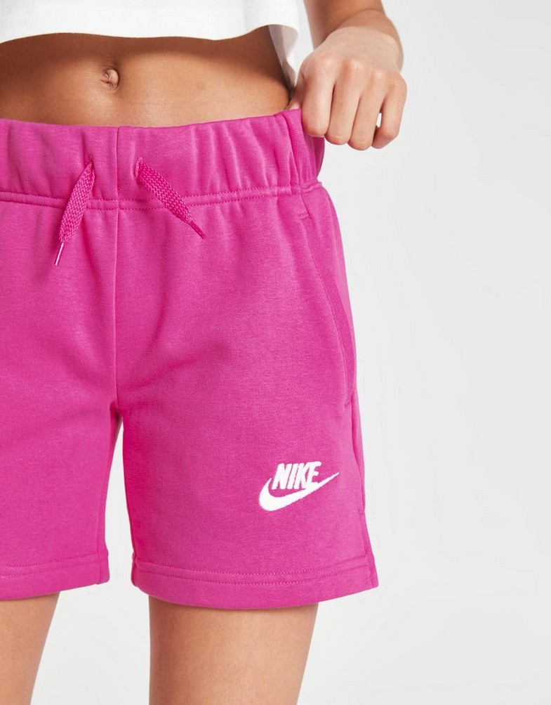 Gyerek rövidnadrág NIKE RÖVIDNADRÁG (G)CLUB 5IN SHRT BRPNK/WHT SHORTS DA1405-623 Rózsaszín