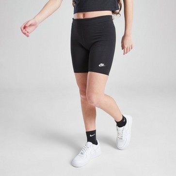 Pantaloni scurți pentru copii NIKE PANTALONI SCURȚI (G)NSW 7IN BIKE SHRT BLK GIRL
