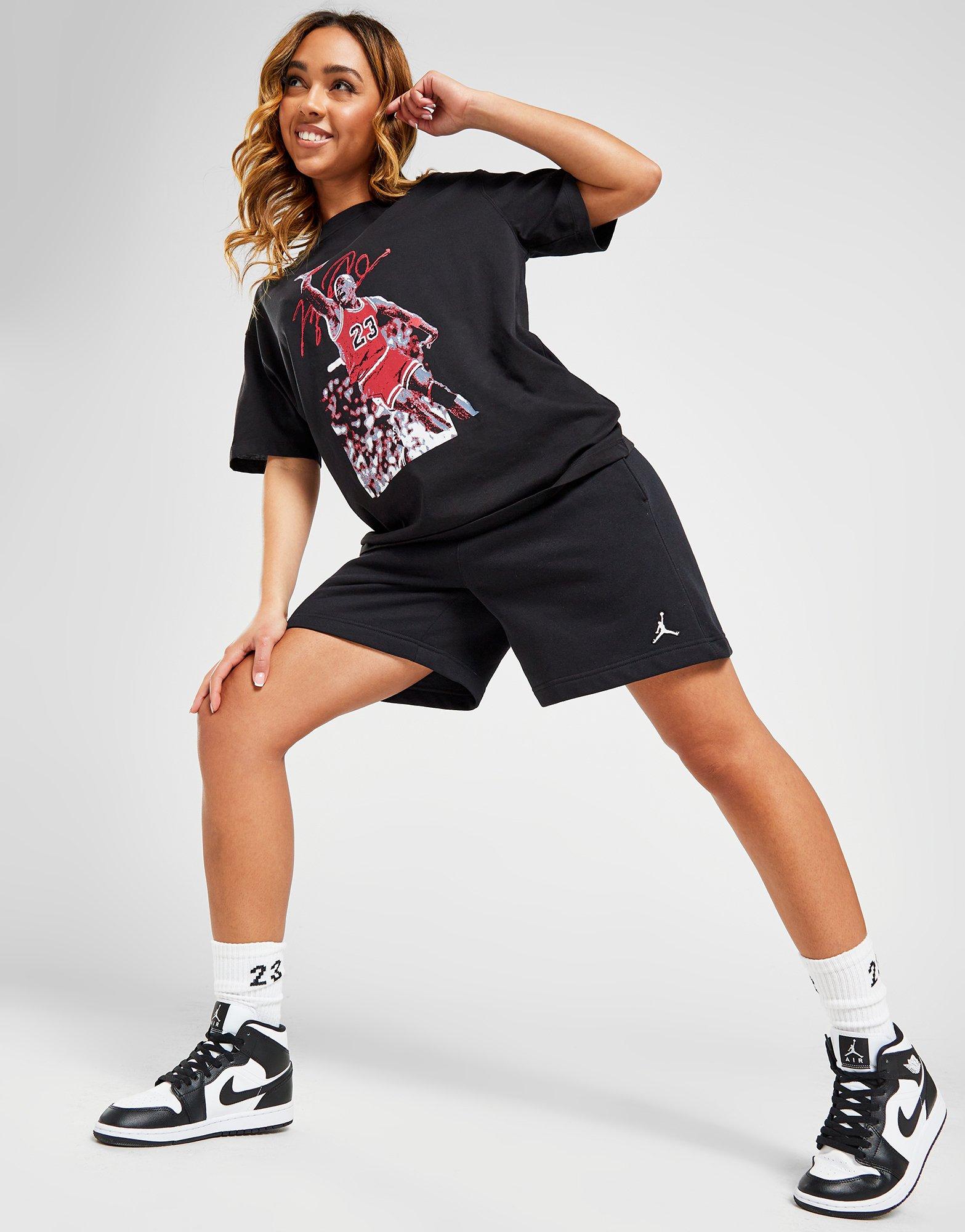 Moteriški šortai JORDAN ŠORTAI JDN ESS SHT BLK SHORTS DX0380-010 Juoda