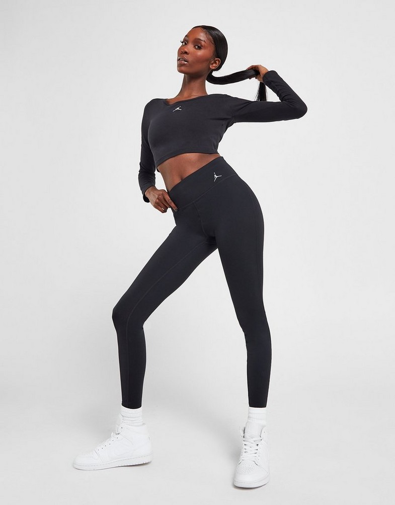 Жіночі штани JORDAN ШТАНИ JDN ESS LEGGING BLK PANTS DQ4448-010 Чорний