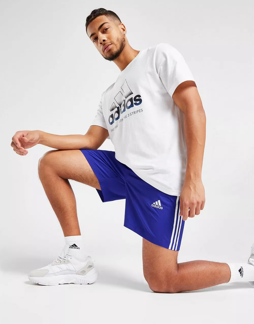 ADIDAS ШОРТИ BOS WVN SHT SEB BLU, фото 1 з 5