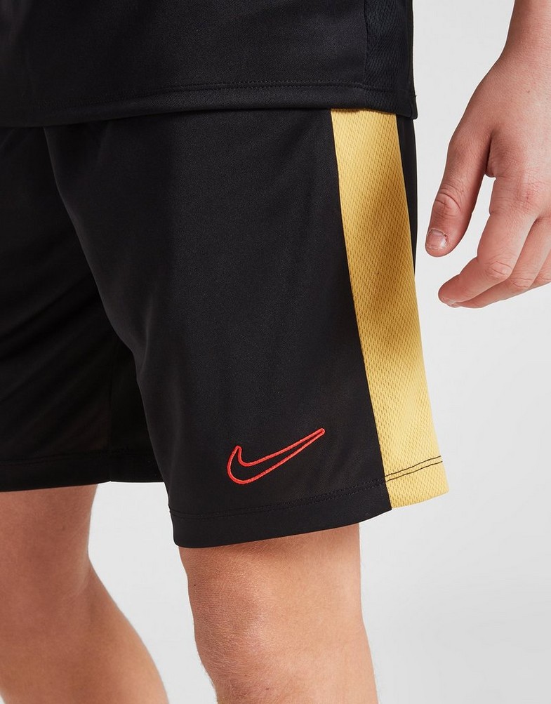 Krótkie spodenki, szorty dziecięce NIKE SZORTY ACAD23 SHORT BLK/GOLD SHORTS