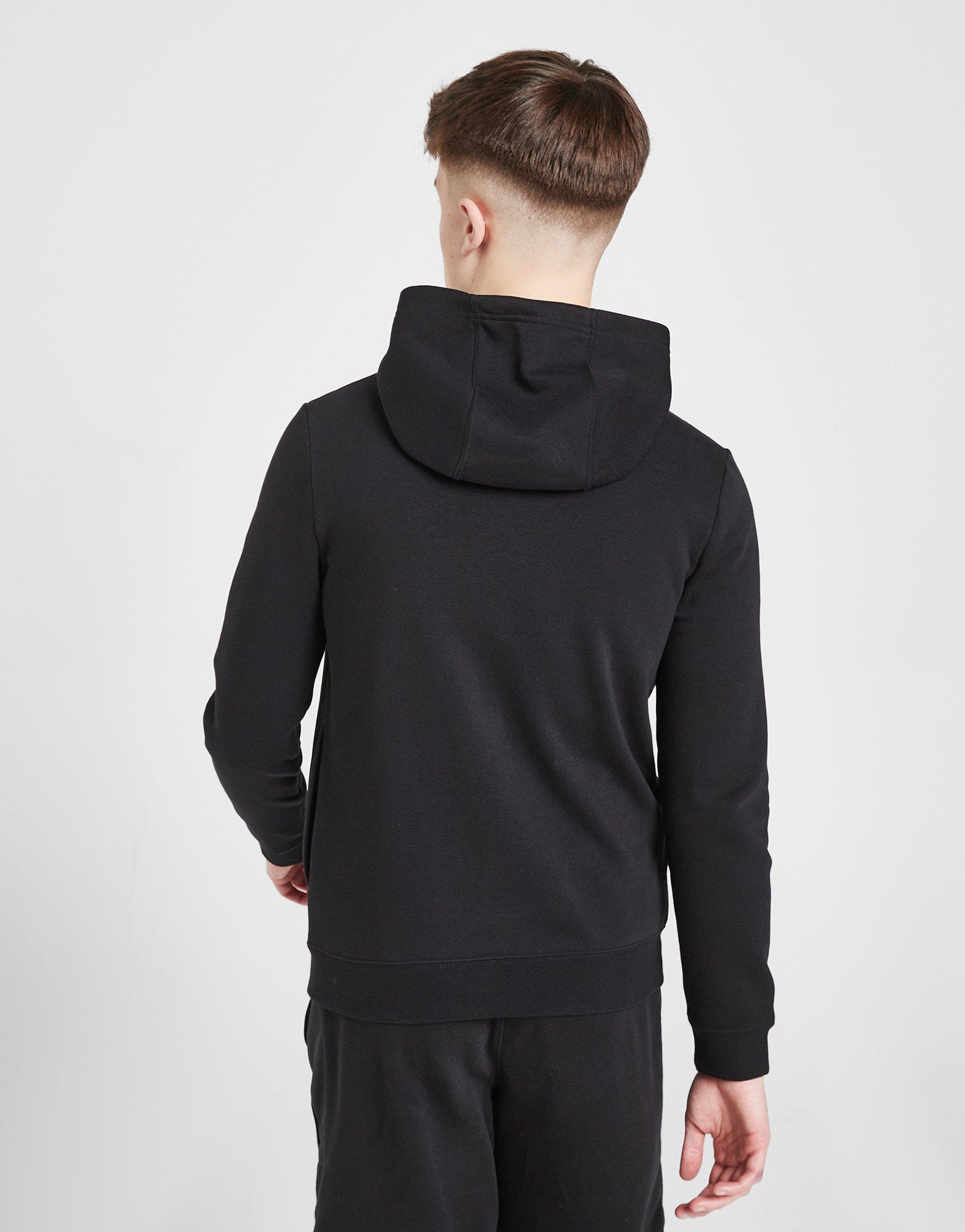 Vaikiškas džemperis NIKE DŽEMPERIS HYB FLC FZ BLK/GRY SWEATSHIRT FD8433-010 Juoda