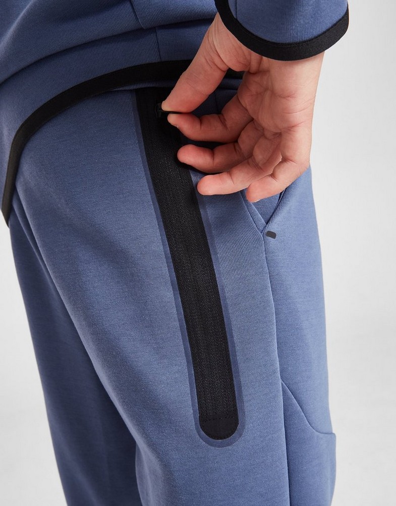 NIKE SPODNIE TECH FLC PANT DIFFUSE BLU PANTS