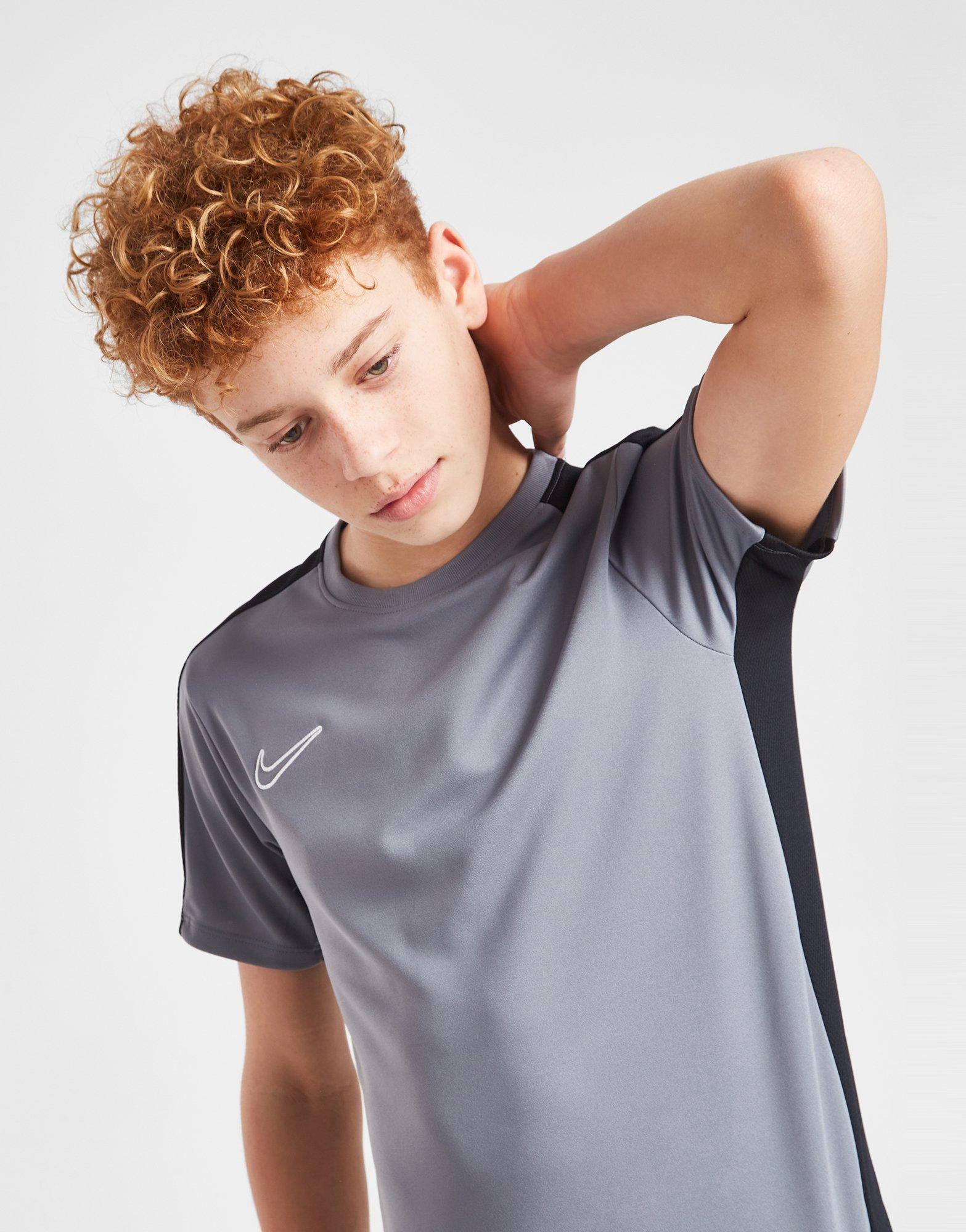 Детска тениска NIKE ТЕНИСКА ACAD23 SS TEE COOL GRY TEE DX5482-065 Сив