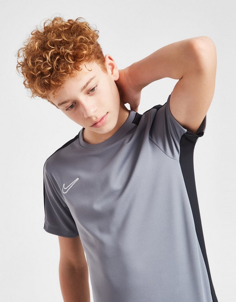 Koszulka, t-shirt dziecięcy NIKE T-SHIRT ACAD23 SS TEE COOL GRY TEE DX5482-065 Szary