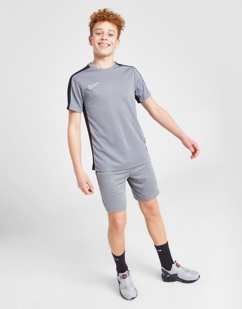 Koszulka, t-shirt dziecięcy NIKE T-SHIRT ACAD23 SS TEE COOL GRY TEE DX5482-065 Szary