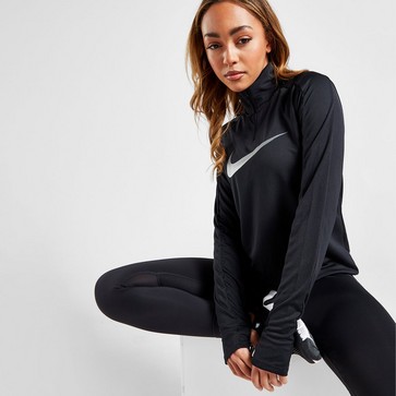 NIKE MIKINA (R) SWSH 1/4 ZP BLK SWEATSHIRT