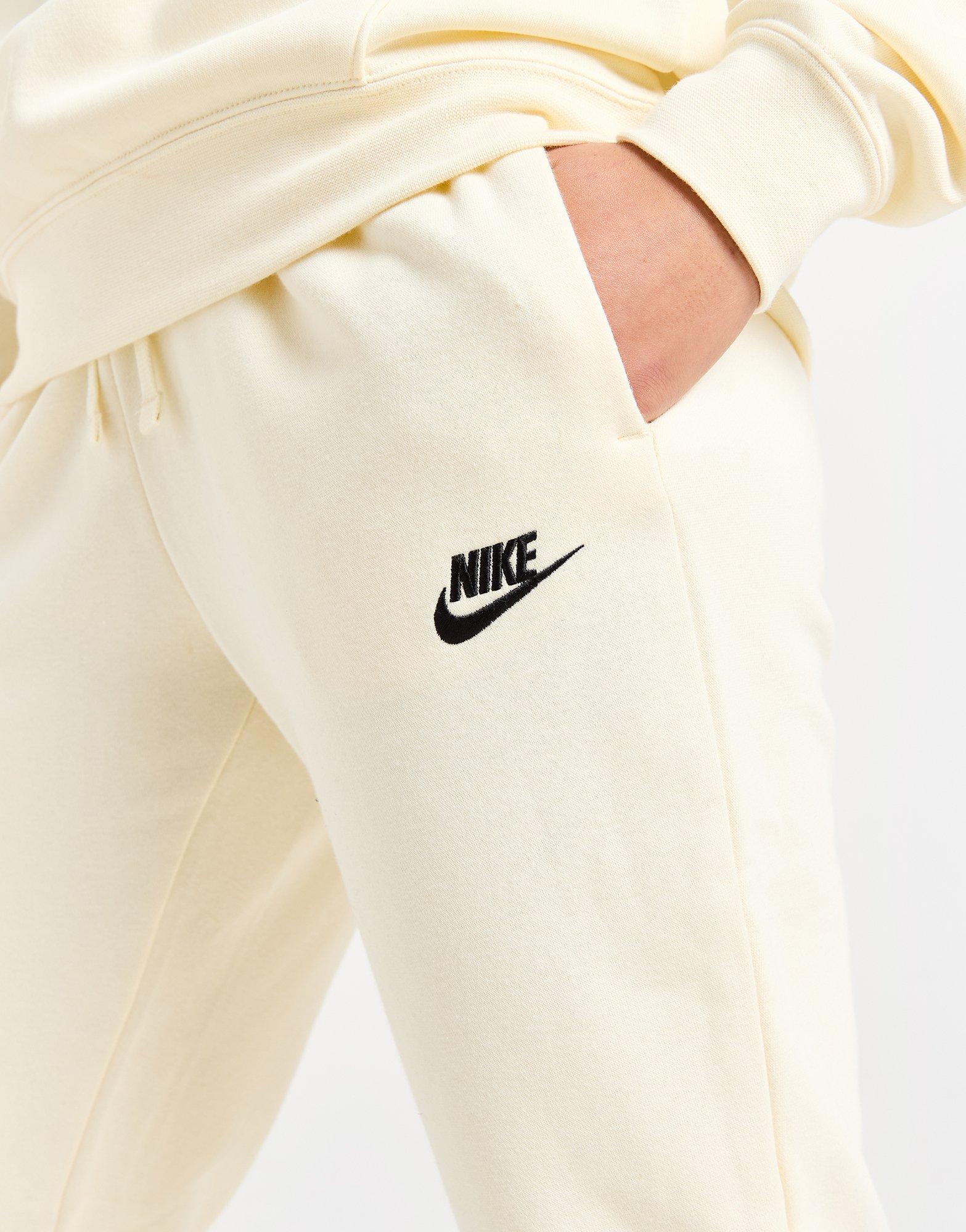 Pantaloni pentru femei NIKE PANTALONI  W NSW CLUB FLC MR PANT STD DQ5191-113 Bej