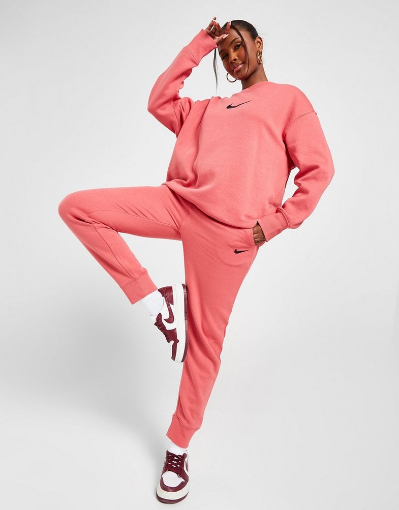 Dámske nohavice NIKE NOHAVICE  MIDI SWSH JOG ADOBE PANTS FD0893-655 Ružová