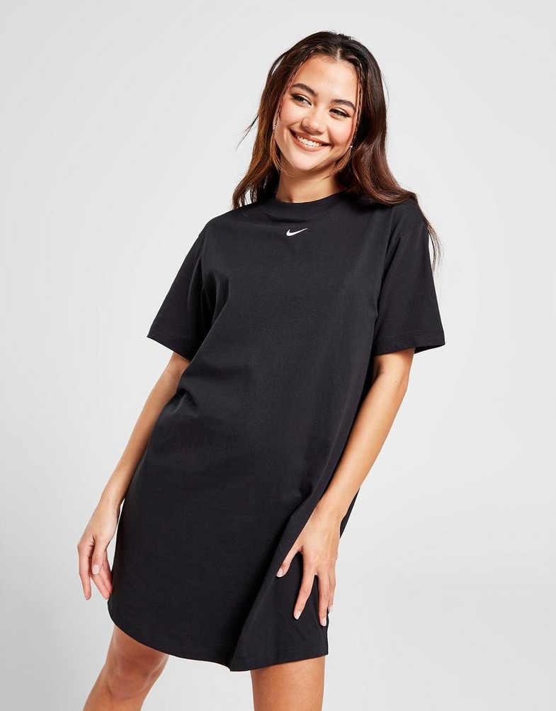 Rochie pentru femei NIKE ROCHIE W NSW ESSNTL SS TRENINGS TSHRT DV7882-010 Negru