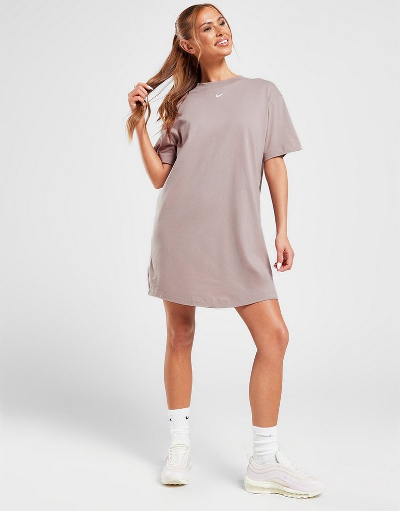 Rochie pentru femei NIKE ROCHIE W NSW ESSNTL SS TRENINGS TSHRT DV7882-272 Bej