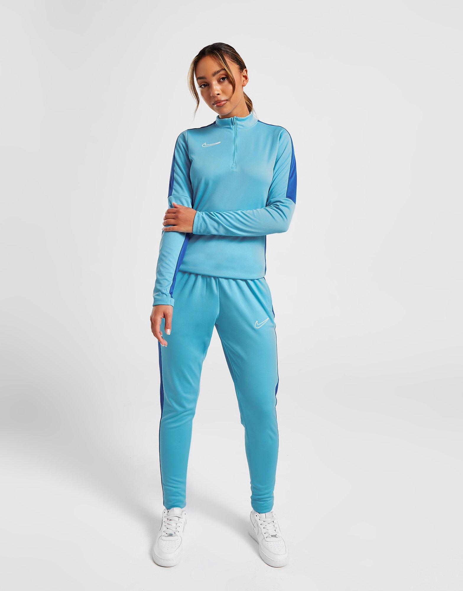 Дамска блуза NIKE СУИТЧЪР СЪС ЗАКОПЧАВАНЕ ACAD 1/4Z BLUE SWEATSHIRT DX0513-416 Син