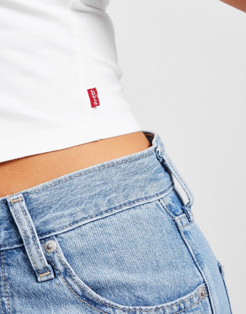 LEVI'S BEZRĘKAWNIK ONE SHOULDER TANK TOP A35310000 Biały