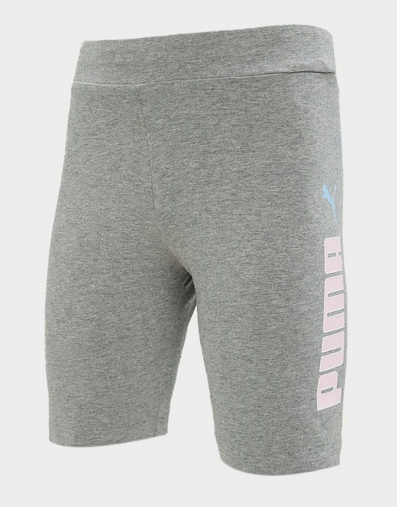 Дитячі шорти PUMA ШОРТИ KEY GRAPHIC SHORT TIGHT MEDIUM GRAY 62300153 Сірий