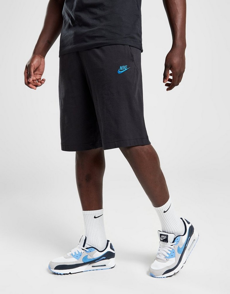 Krótkie spodenki, szorty męskie NIKE SZORTY M NSW CLUB JSY SHORT SHORTS DZ2543-010 Czarny