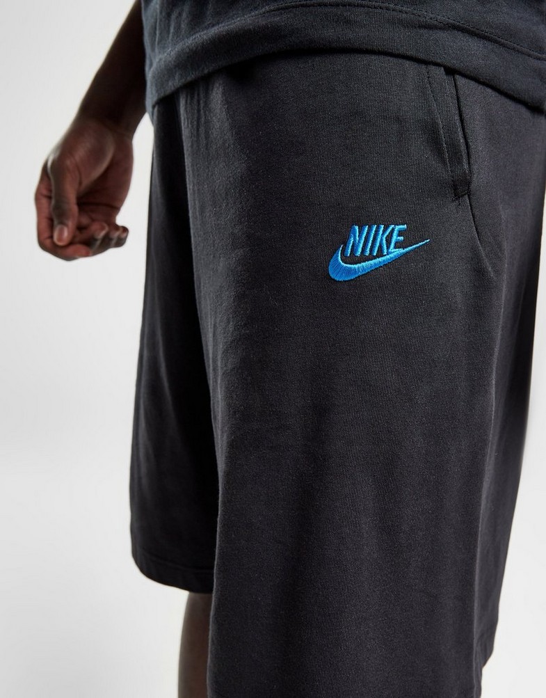 Krótkie spodenki, szorty męskie NIKE SZORTY M NSW CLUB JSY SHORT SHORTS DZ2543-010 Czarny