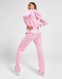 JUICY COUTURE SPODNIE DMNT LOGO VLR PANT PNK