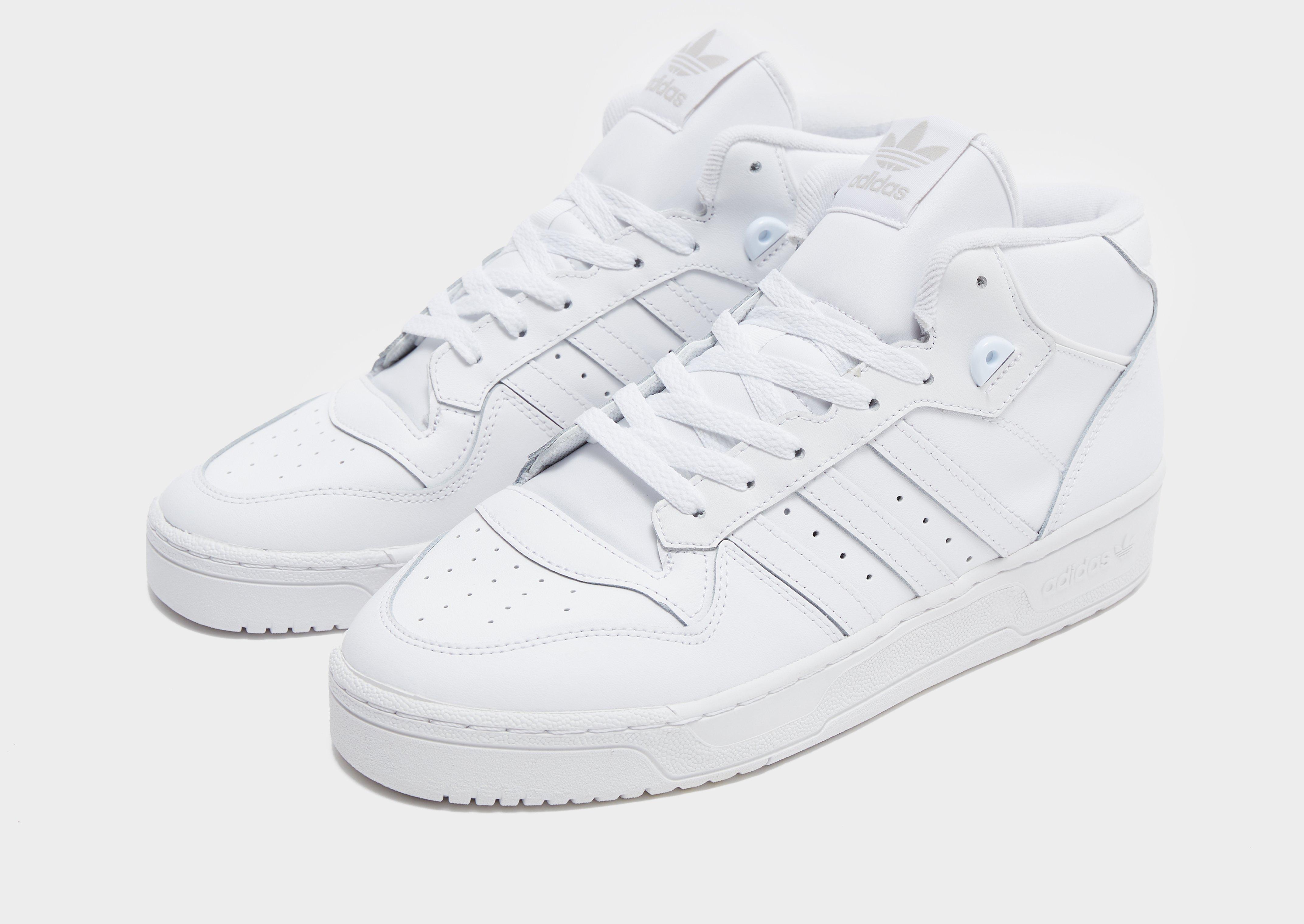 Adidași pentru bărbați ADIDAS RIVALRY MID ID9427 Alb