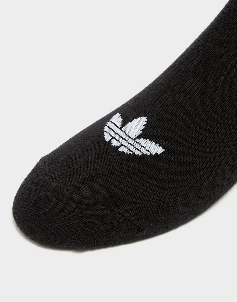 Жіночі шкарпетки ADIDAS ВИСОКІ ШКАРПЕТКИ TREFOIL LINER 6 IJ5624 Чорний